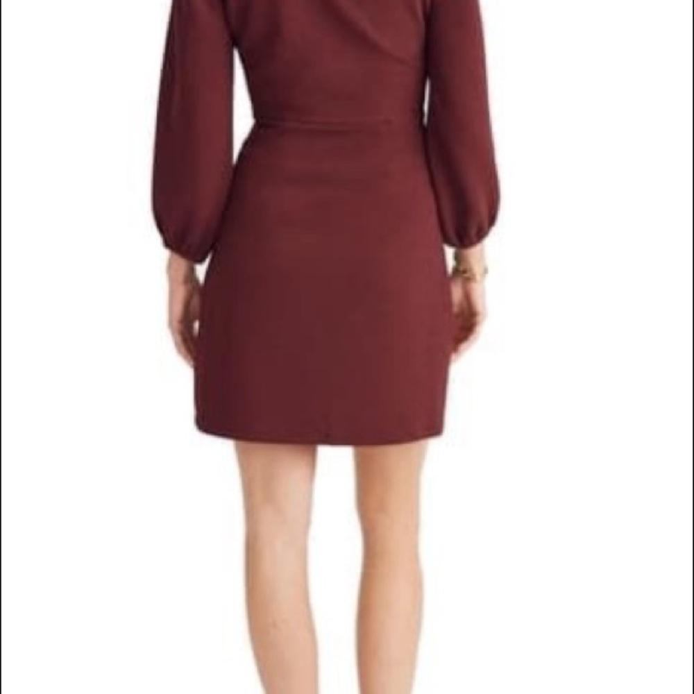 Madewell Balloon Sleeve Dress with Turtleneck - Picture 2 of 9